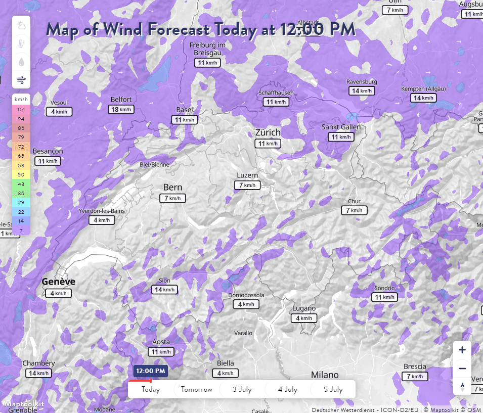 Wind Overlay